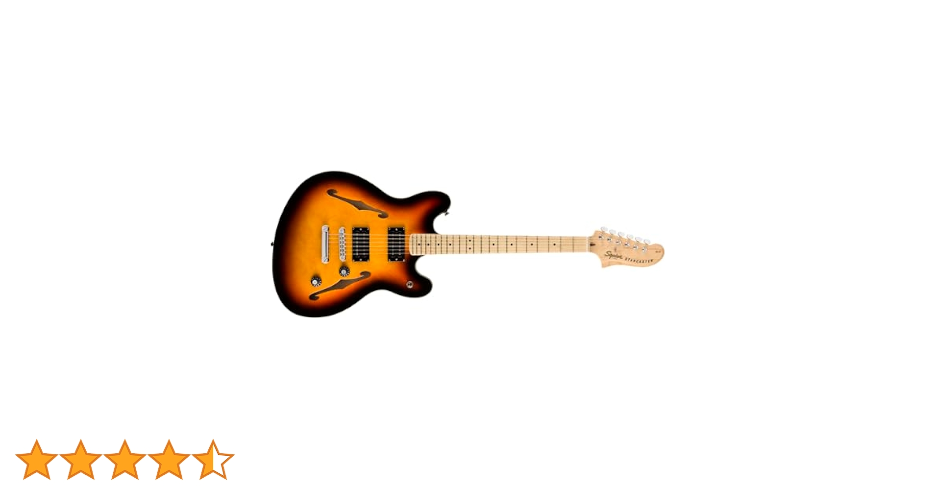 Squier Starcaster エレキギター サンバースト Amazon.co.jp: Squier by Fender エレキギター Classic Vibe